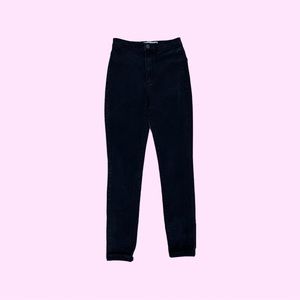 Garage ultra high rise black skinny jeans